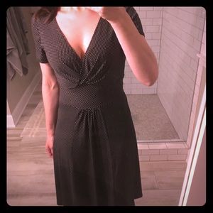 3/$20 Polka dot tea length short sleeve dress